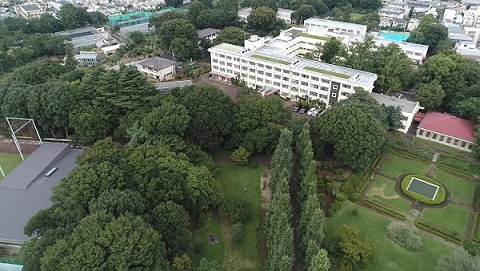 園芸高等学校の外観